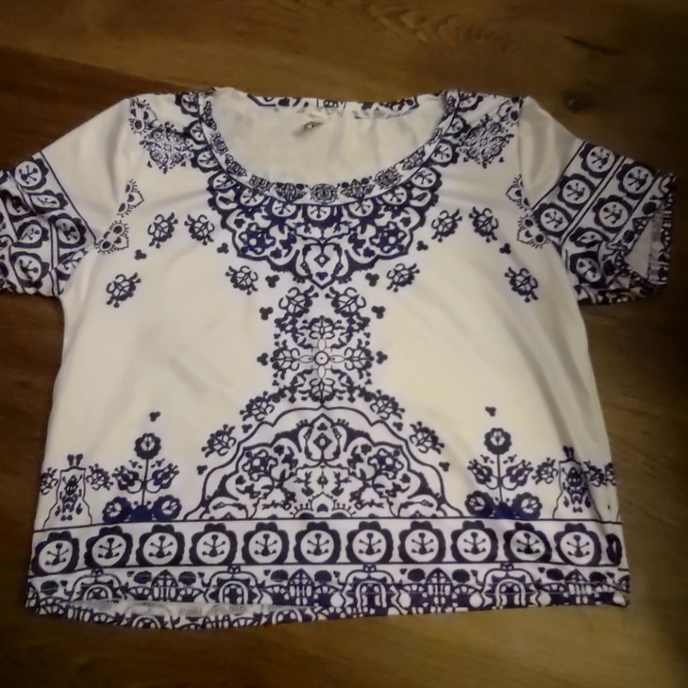 Boho crop top